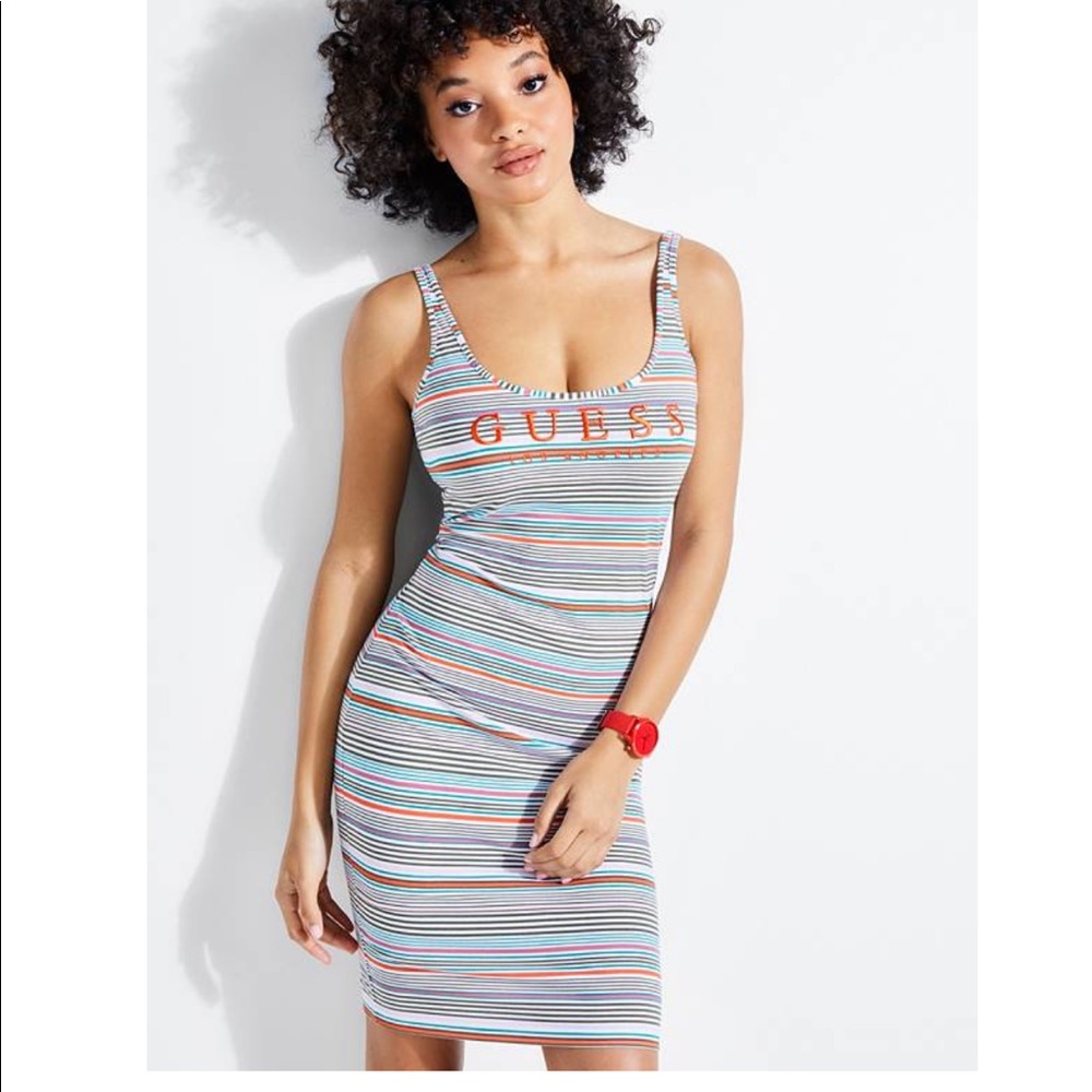 GUESS Striped Dress